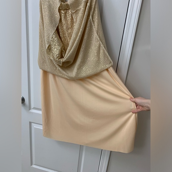 Long Gold Sequin Skirt - Picture 10 of 17